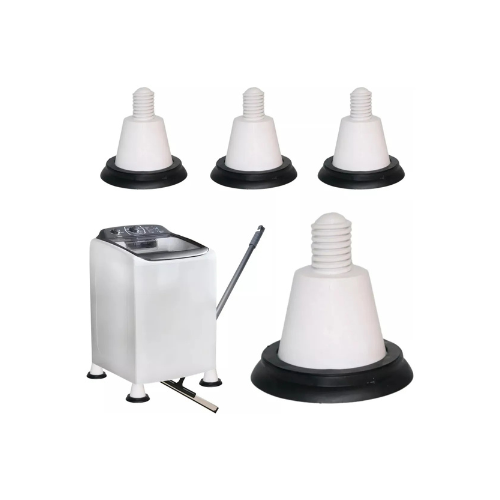 Pé Nivelador Anti Vibração Máquina Brastemp Mais Alta 4 Un