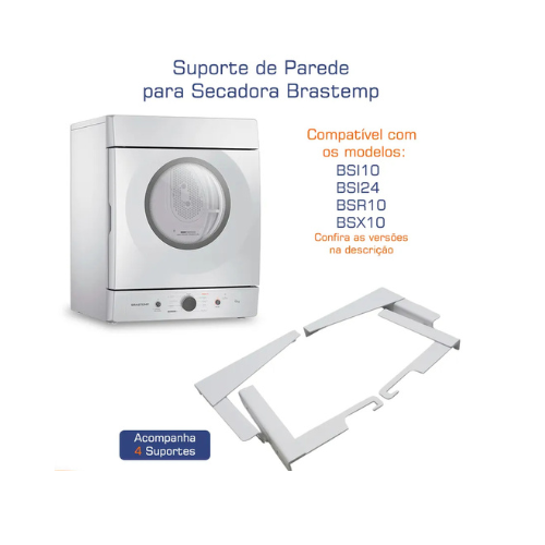 Suporte de Parede Secadora Brastemp Compacta BSI24A/BSI10A 326048020